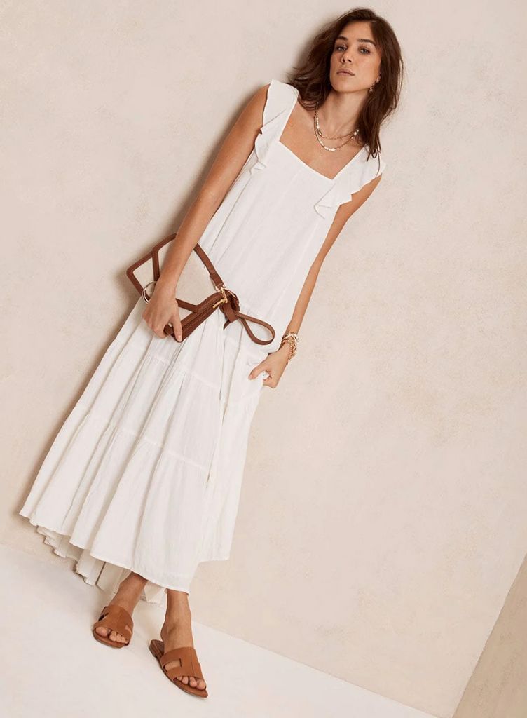 Mint Velvet white summer dress