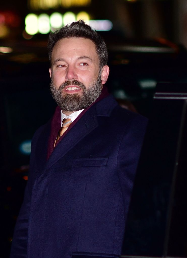 Ben Affleck arrives to 'The Late Show With Stephen Colbert' at the Ed Sullivan Theater on November 16, 2017 