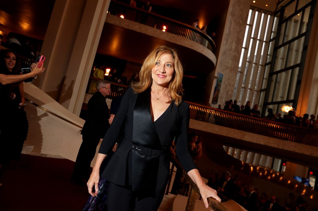 Edie Falco attends the Metropolitan Opera Opening Night Gala Premiere of "Grounded" at The Metropolitan Opera on September 23, 2024 in New York City