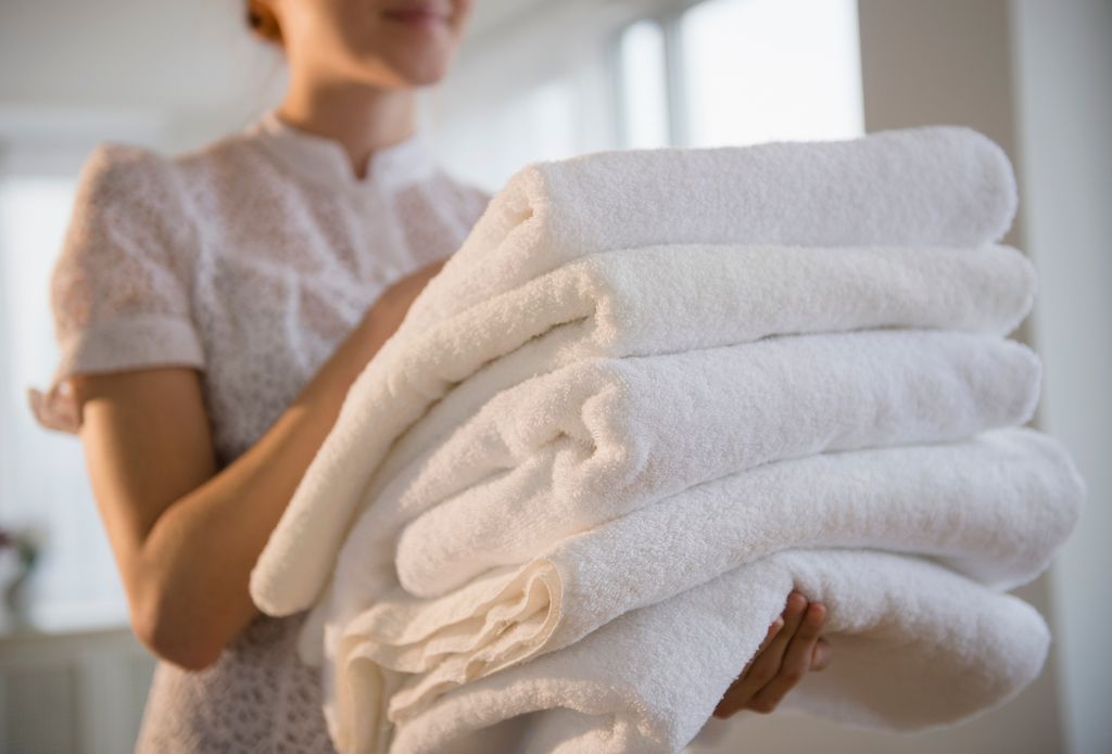 Fabric softeners can cause residue build-up in towels