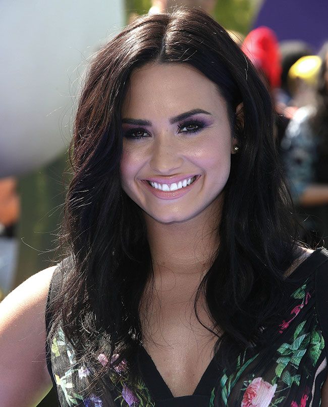 Demi's beachy waves are ideal for festivals