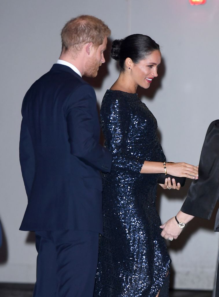 When pregnant with her first child, the Duchess of Sussex wore a simple gold bracelet which once belonged to Princess Diana