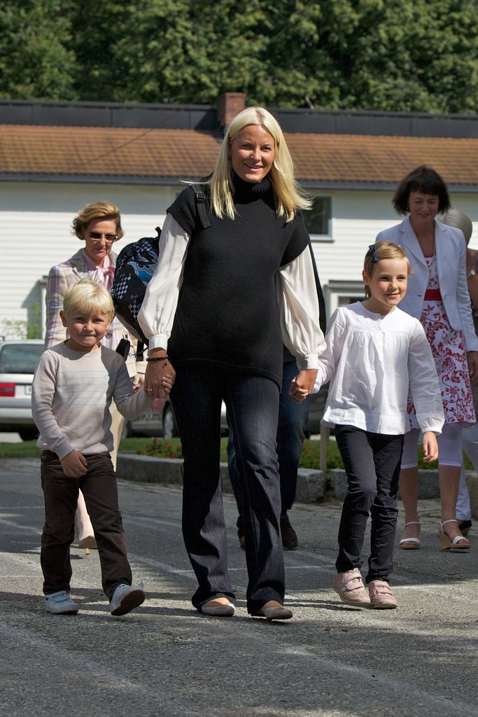 Prince Sverre Magnus of Norway's First School Day