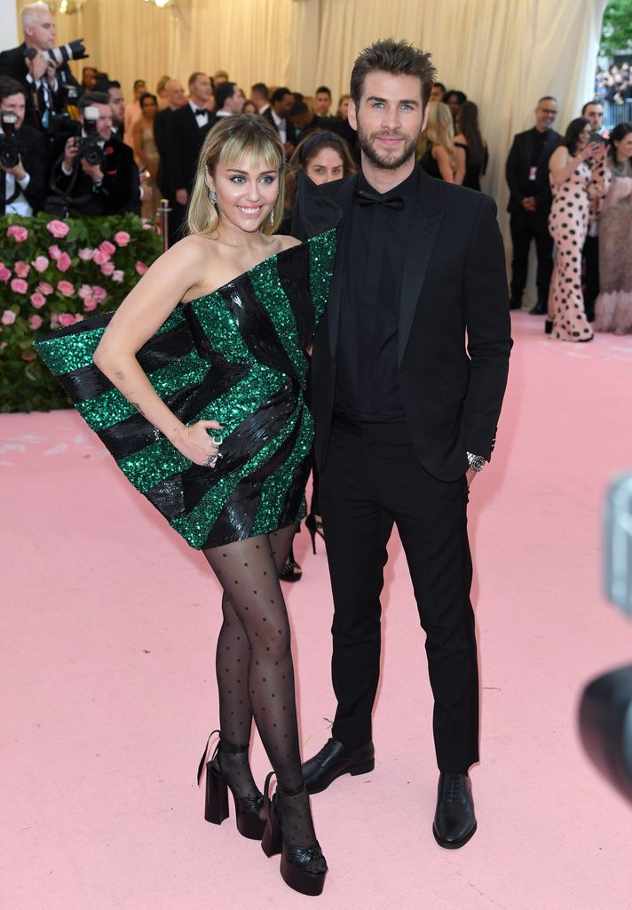 Miley Cyrus and Liam Hemsworth at The 2019 Met Gala