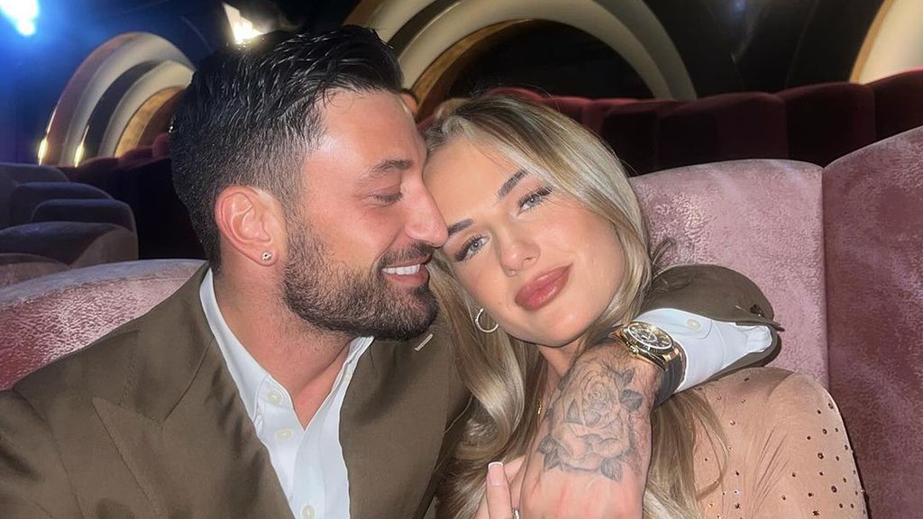 Giovanni Pernice cuddled up with girlfriend Molly Brown