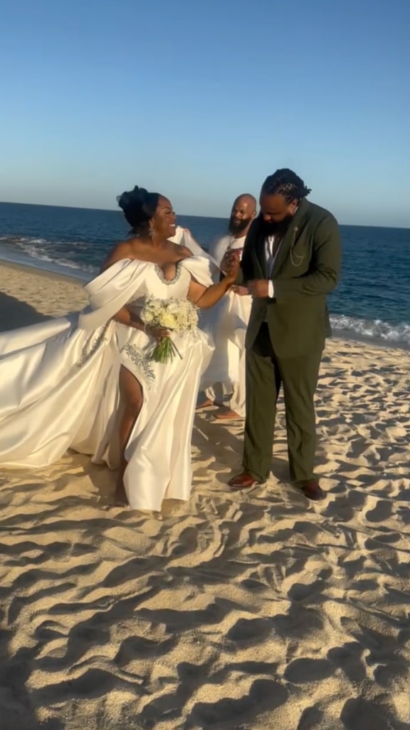 kardea brown wedding day to bryon smith beach