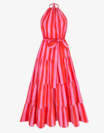 Bubblegum Stripe Julia Dress