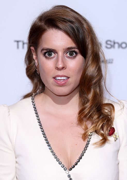 princess beatrice hair down