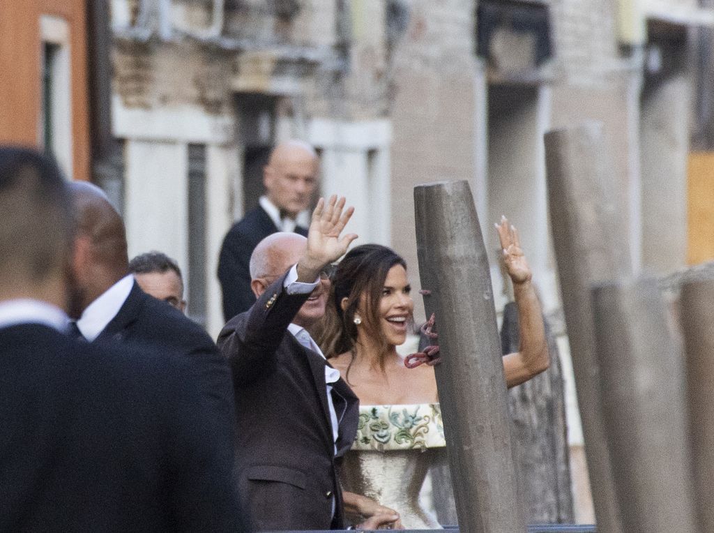 Lauren and Jeff arrive at church