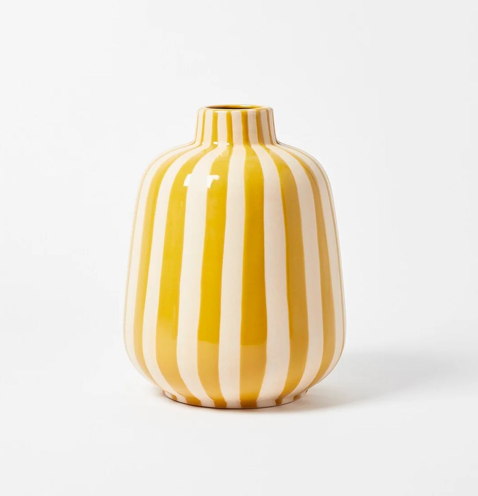 Oliver Bonas Striped Vase