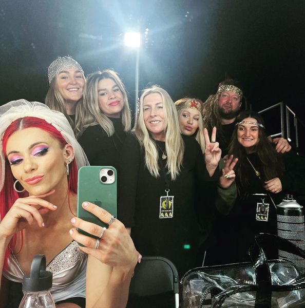 dianne buswell hen party with guests