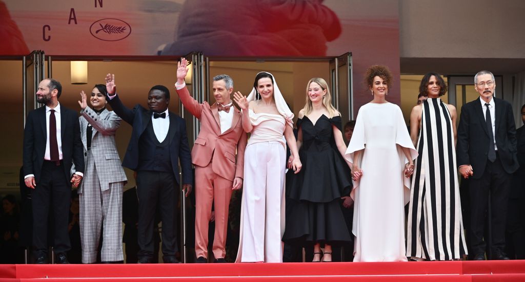 Carlos Reygadas, Payal Kaphata, invitada, Juliette Buinoche, Lela Hello Byenony durante el festival de cine 