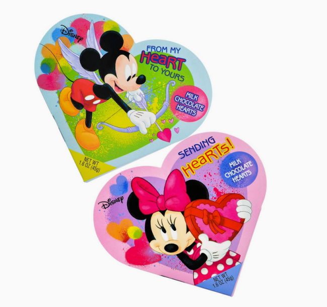 best valentines day gift for kids heart shaped box of chocolate disney