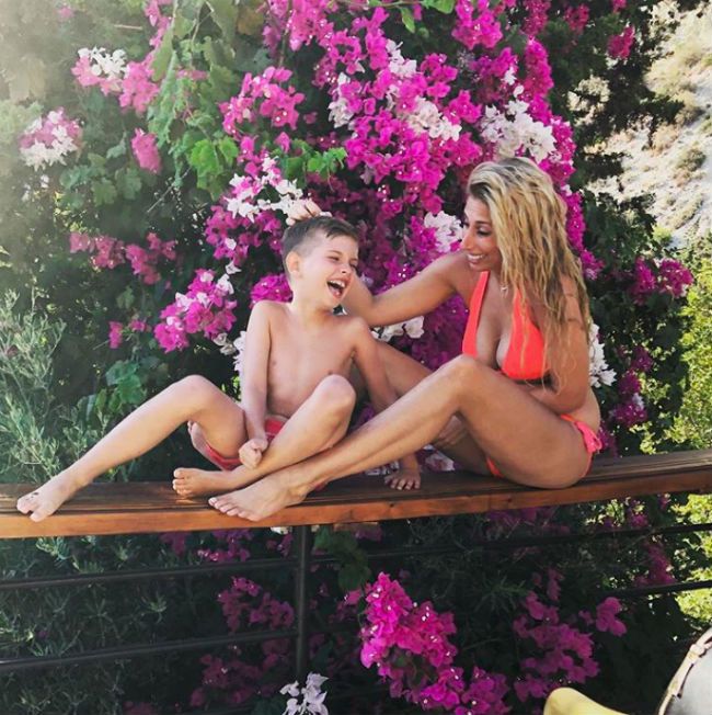 stacey solomon son holiday