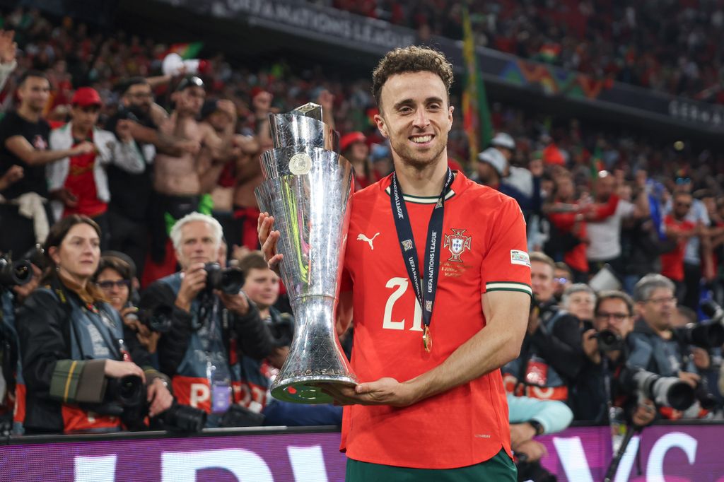 Diogo was part of the winning Portugal squad at the UEFA Nations League final in June