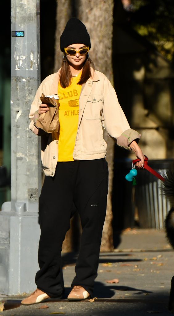 emrata in yellow 