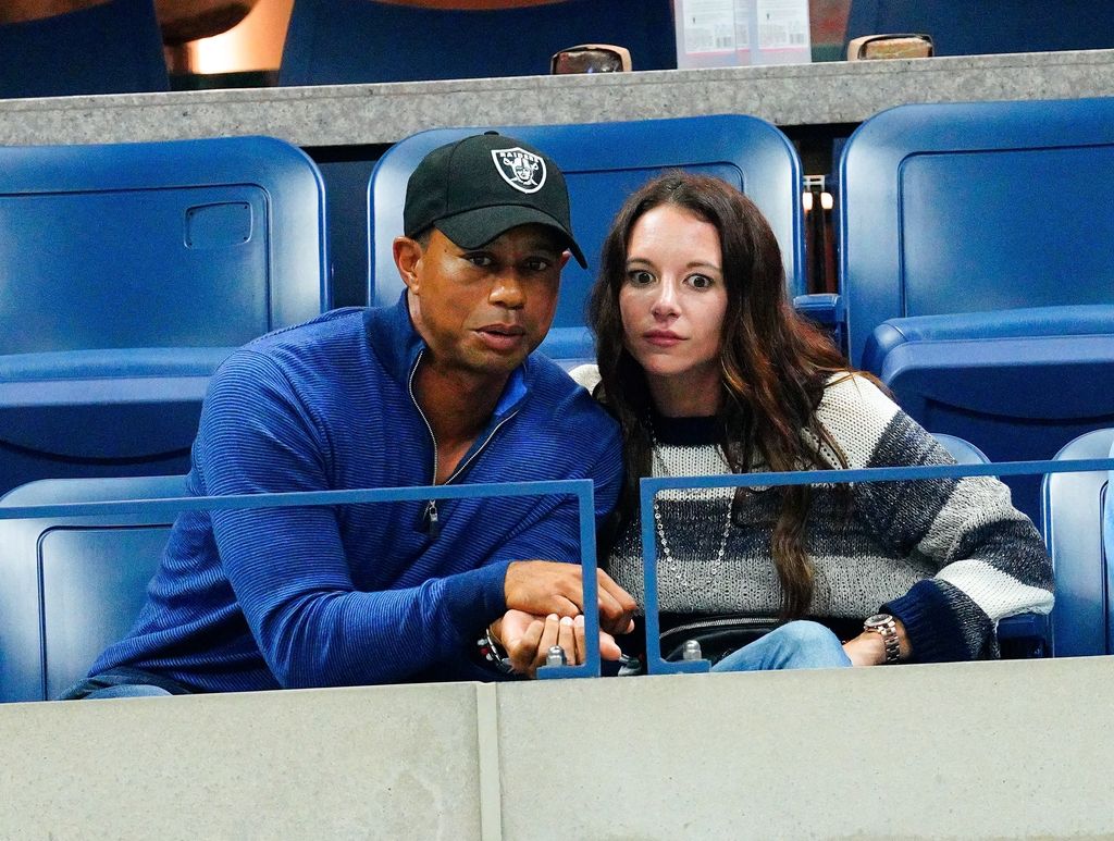 Tiger Woods and Erica Herman at the US Open