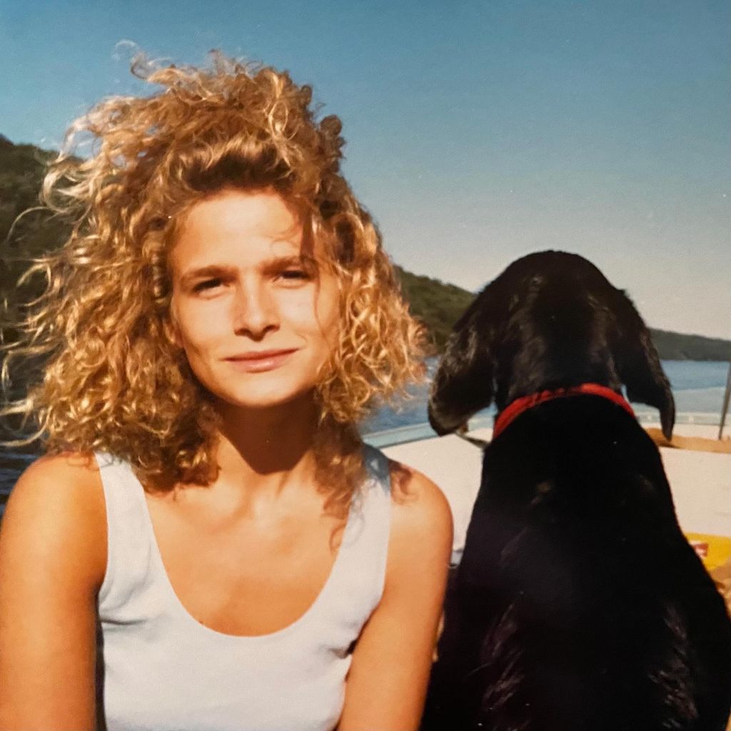 kyra sedgwick throwback photo from 80s