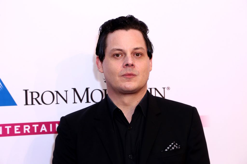 Jack White in a black suit
