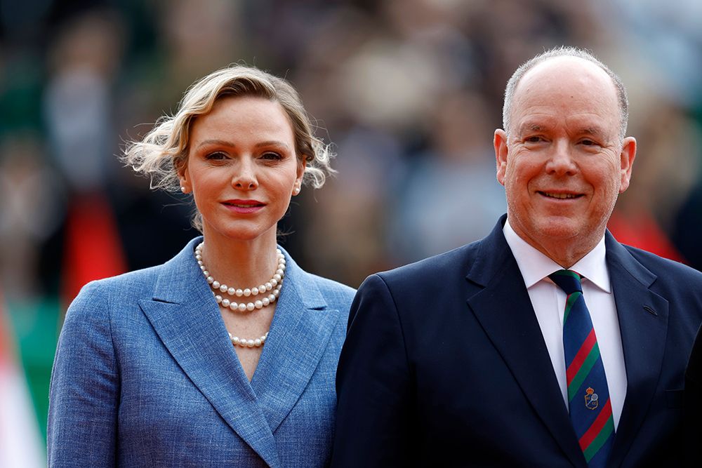 Princess Charlene and Prince Albert at the Monte Carlo Masters