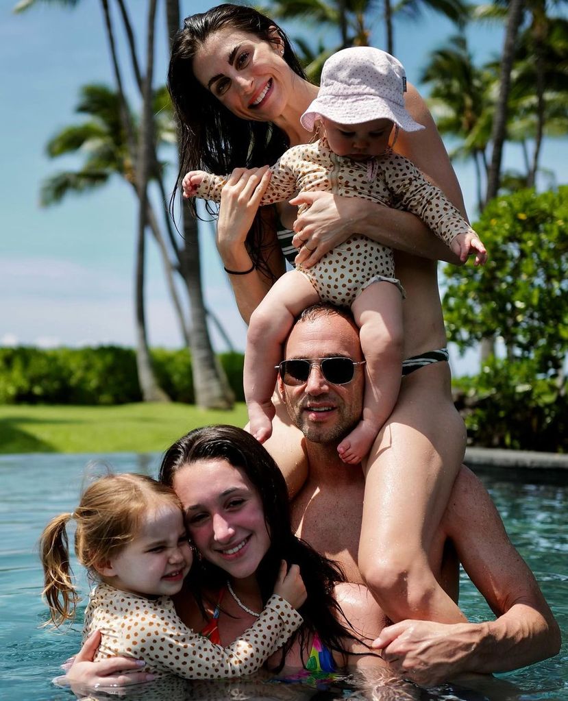 Michael Rubin on vacation with his family