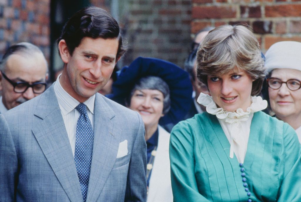 Prince Charles looks smart in suit as he joins Princess Diana who is wearing aqua blue