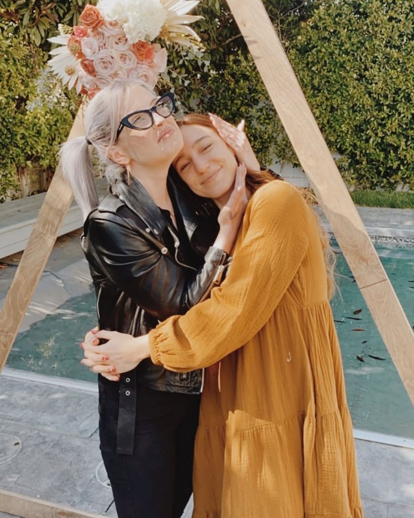 Kelly Osbourne and her brother Jack's wife, Aree Gearhart