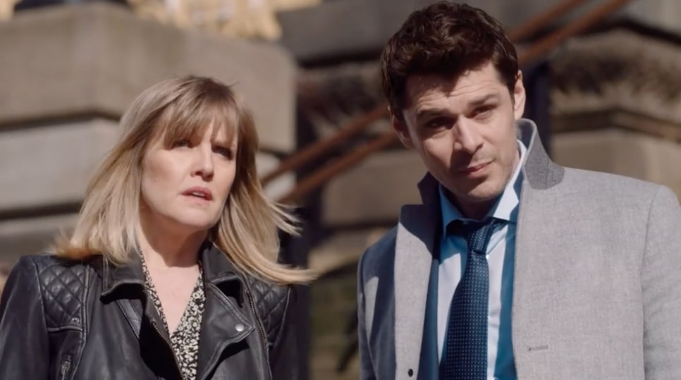 Ashley Jensen and Kenny Doughty in Love, Lies and Records 