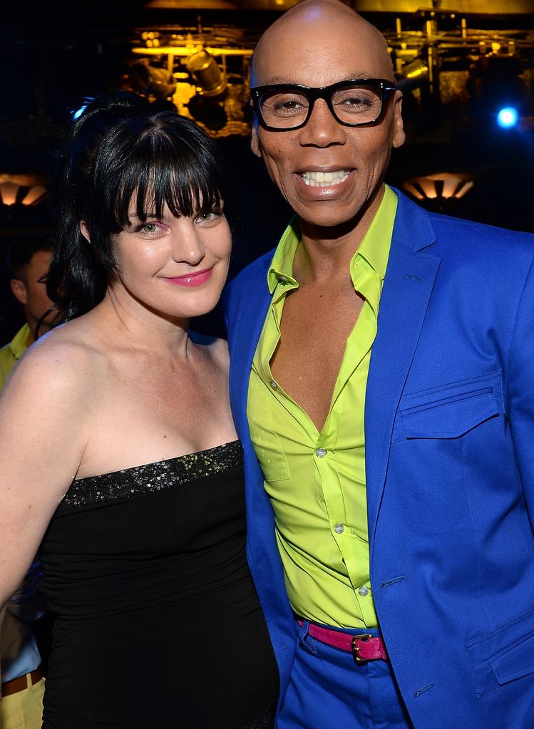 Actress Pauley Perrette (L) and tv personality RuPaul attend the 2013 NewNowNext Awards 