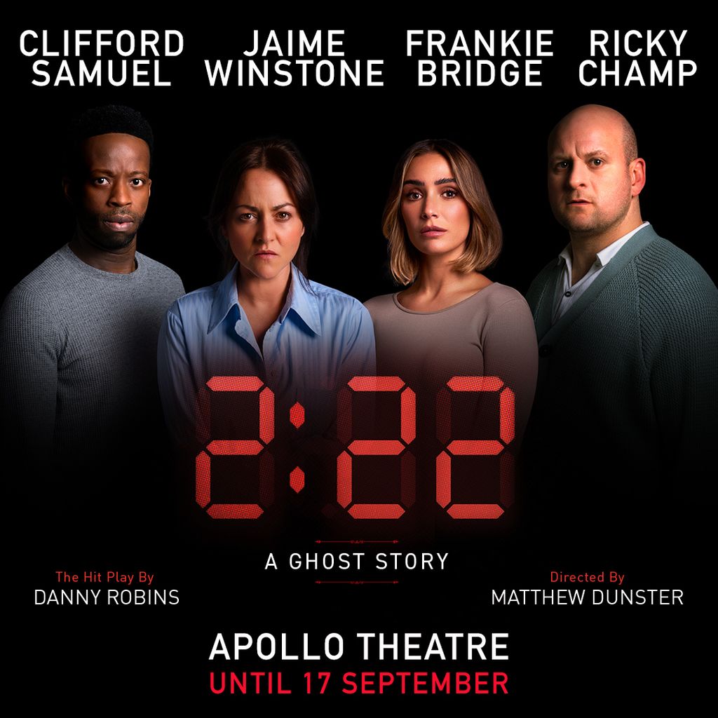 Frankie Bridge on the 2:22 A Ghost Story poster