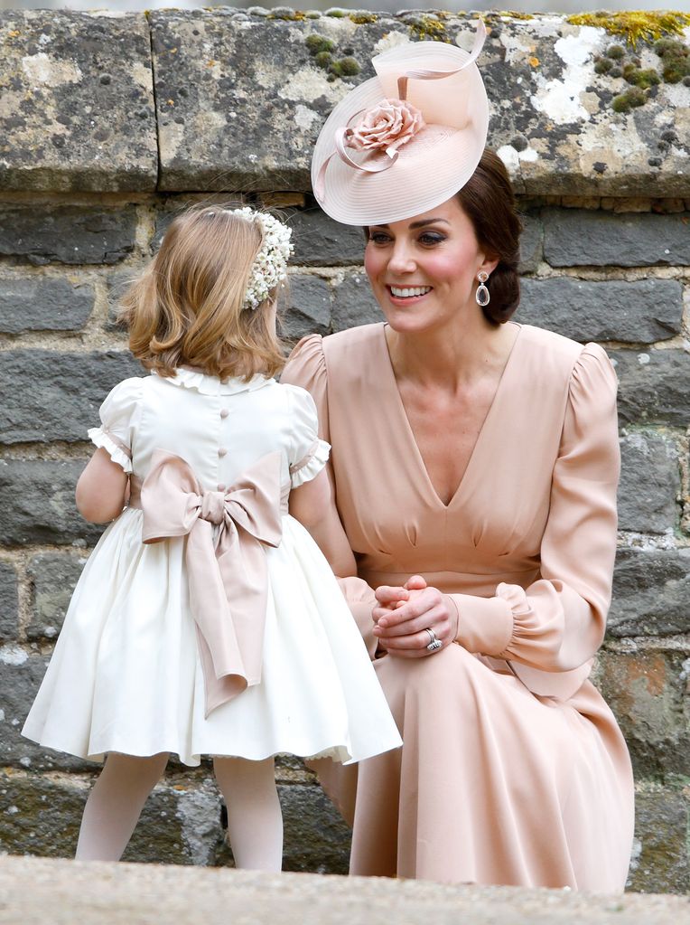 Kate's eldest children, George and Charlotte, were given starring roles at their aunt's wedding