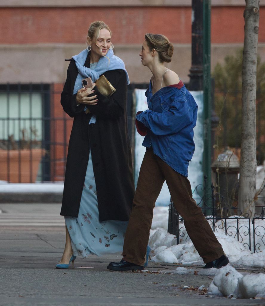 Uma et sa fille sosie Maya