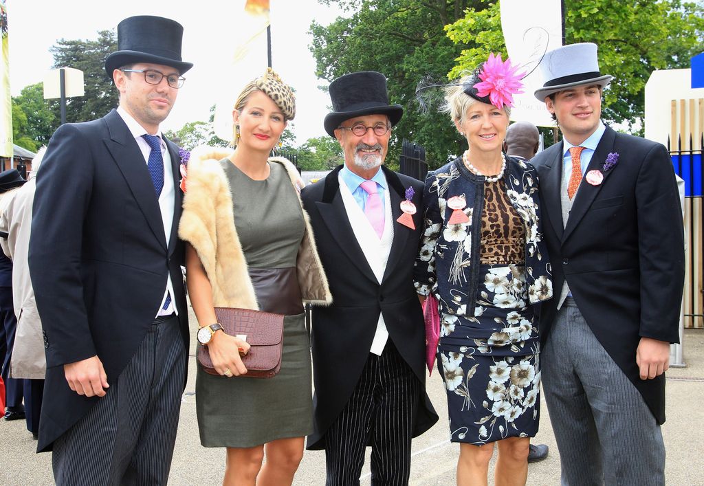 Eddie and Marie Jordan with three of their four children