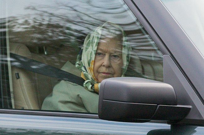 the queen driving casual