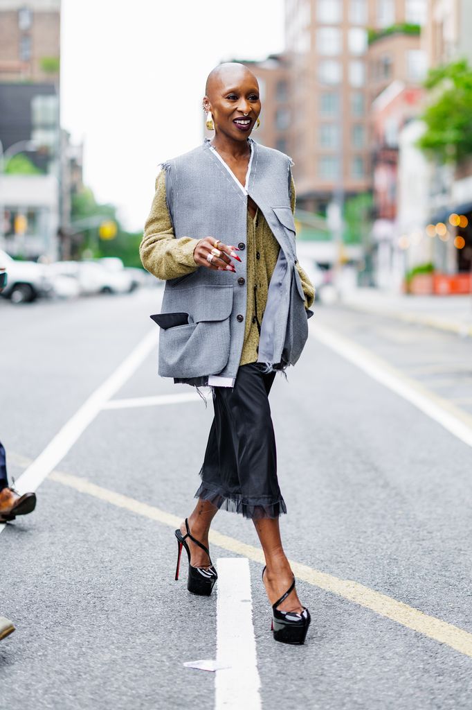 Cynthia Erivo in NoHo in NYC on May 29