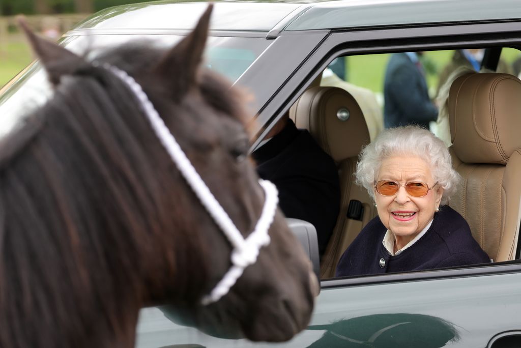 Queen Elizabeth II made a surprise appearance at the Windsor Horse Trials