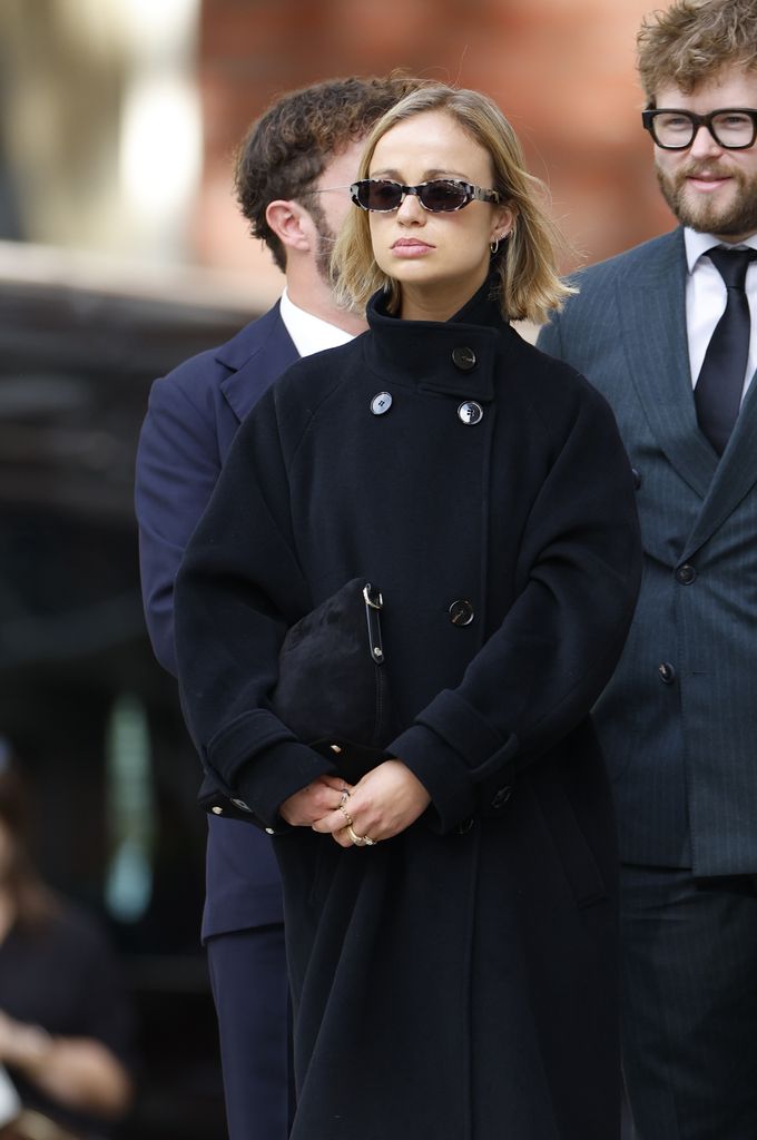 Lady Amelia Windsor at the Duchess of Kent's pre funeral