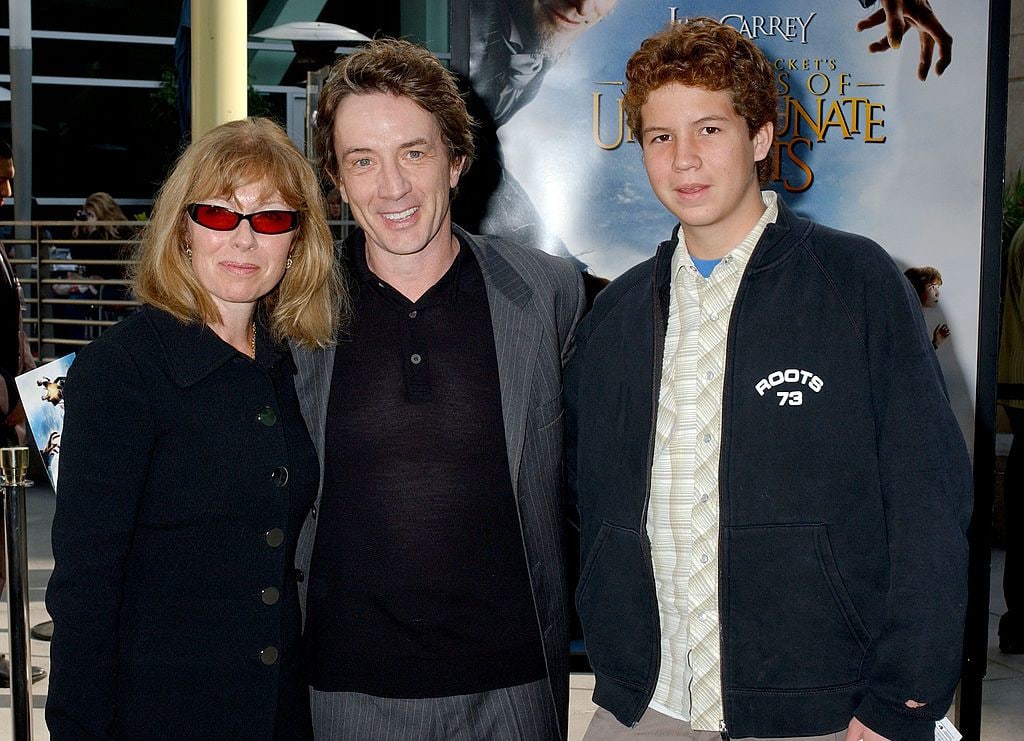 Martin and Nancy with their son Henry in 2004 