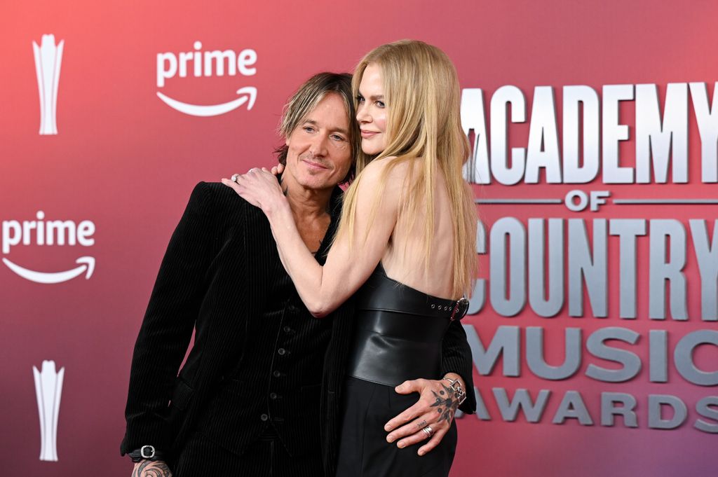 Keith Urban, Nicole Kidman at the 60th Academy Of Country Music Awards held at the Ford Center at The Star on May 08, 2025 in Frisco, Texas