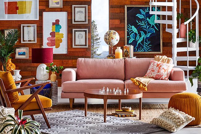 Drew Barrymore flower homeware living room