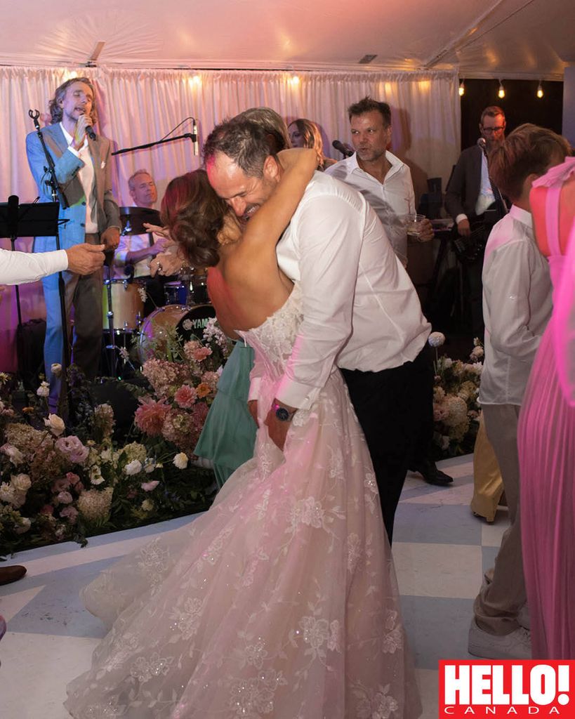 It's party time! Jillian and Justin danced until the wee hours of the morning