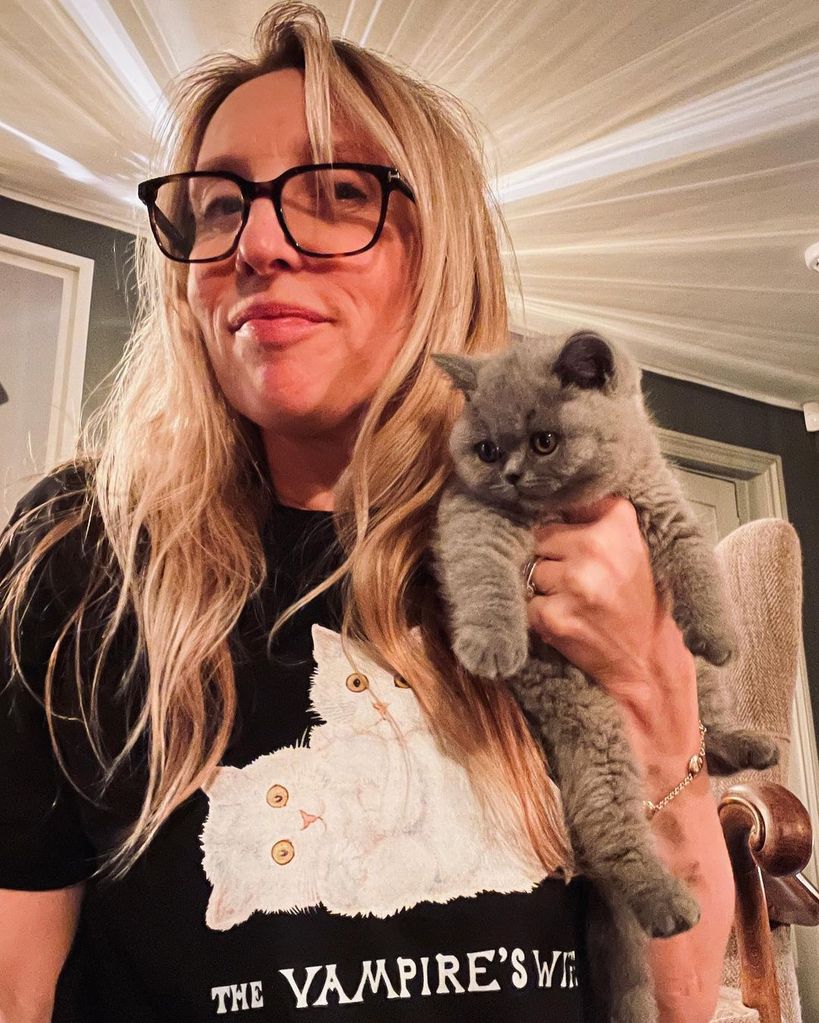 Sam Taylor-Johnson was gifted a kitten by her husband
