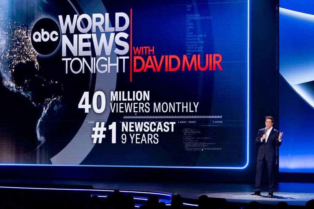 The Disney Advertising Upfront is a showcase event that brings together all the content corners of The Walt Disney Company on one stage.  On Tuesday, May 13, 2025 at North Javits in New York City, an incredible roster of all-star talent will tout their connections to storytelling, Disney, and each other while showcasing their latest projects for the upcoming year.
DAVID MUIR
