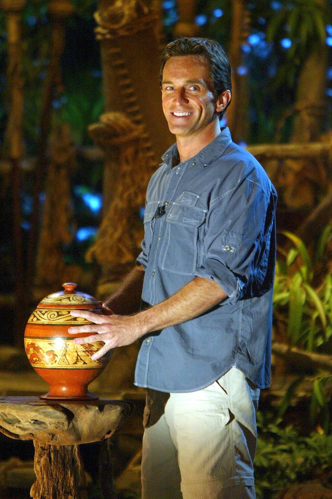 Survivor All-star Host Jeff Probst during the Survivor All-stars Finale at Madison Square Garden May 9, 2004 in New York City.