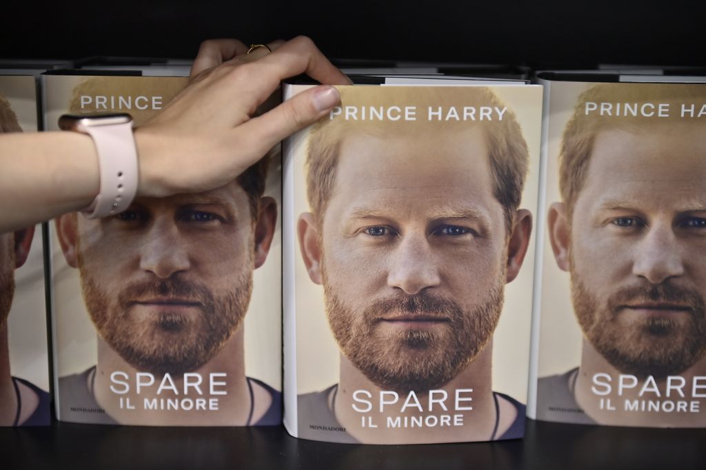 The front cover of Prince Harry's memoir, Spare