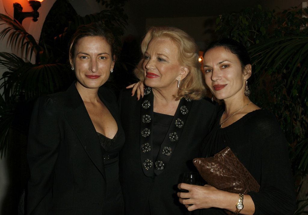 Zoe Cassavetes, Gena Rowlands and Xan Cassavetes during "Gucci by Gucci" Book Party With Film Foundation - October 25, 2006 at Bel Air Hotel in Bel Air, California, United States.