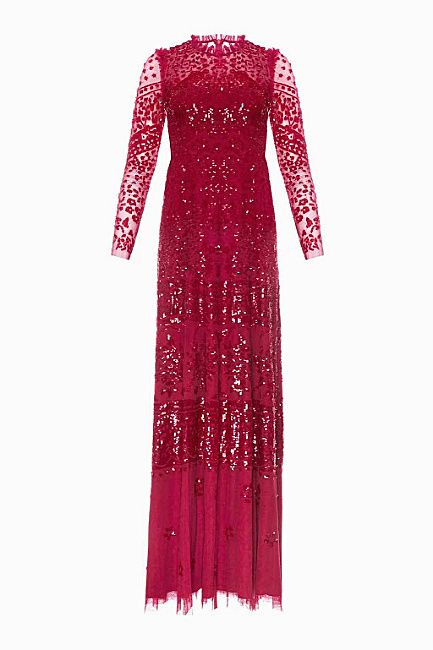kate middleton red lace gown