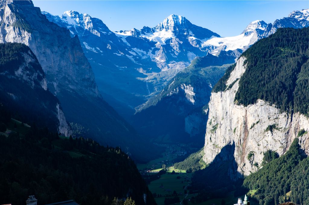 The stunning Lauterbrunnen Valley