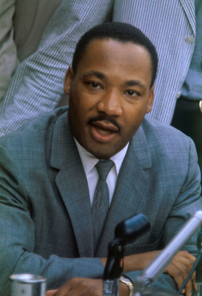 Rev. Martin Luther King, Jr.'s neatly trimmed moustache was understated yet powerful, a look that’s effortlessly classic. Its simplicity enhanced his approachable aura while adding a subtle touch of strength to his public image, embodying the calm, composed leader he was.