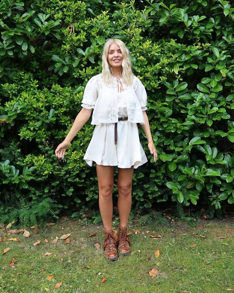 Holly Willoughby at Glastonbury